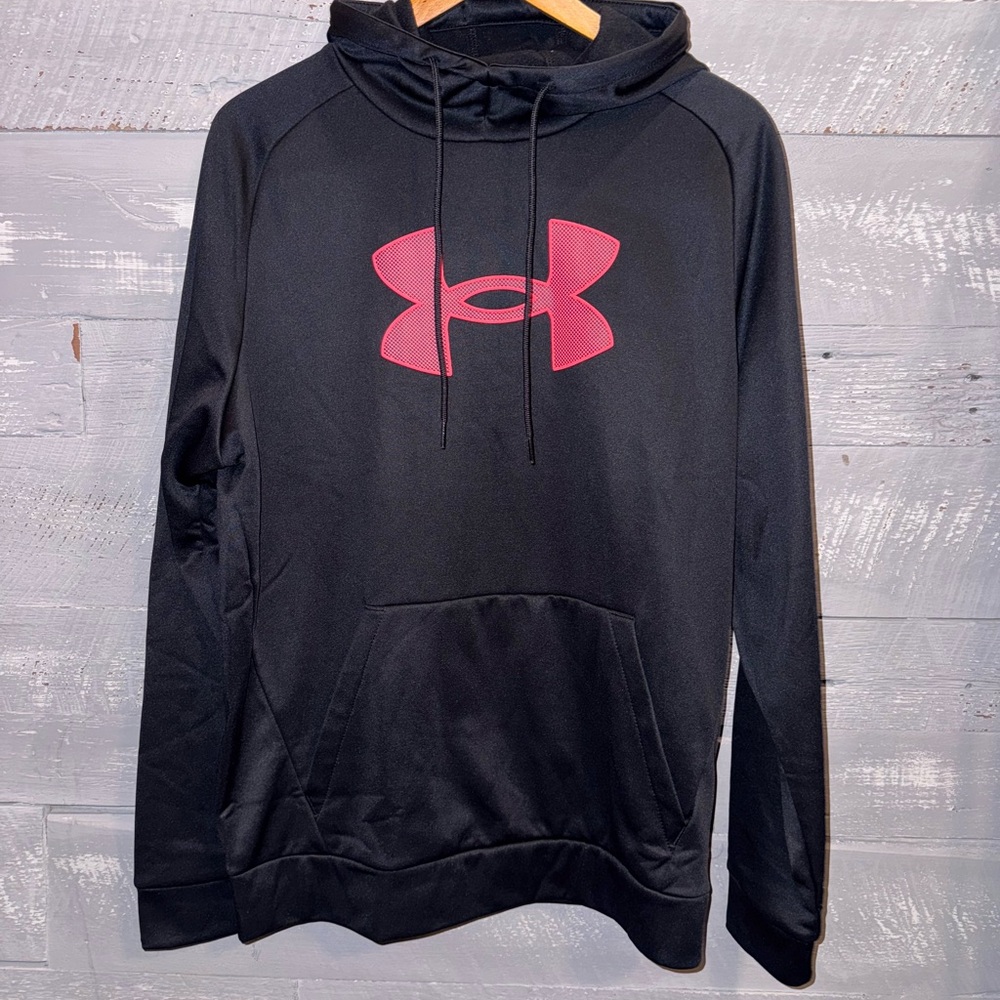 NWT Under Armour Men's Black hooded sweatshirt